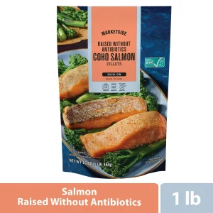 Marketside Coho Salmon Skin on Fillet